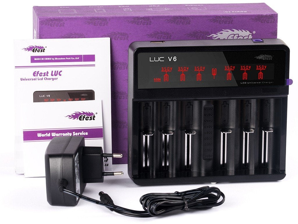 EFEST LUC V6 LCD Universal Charger
