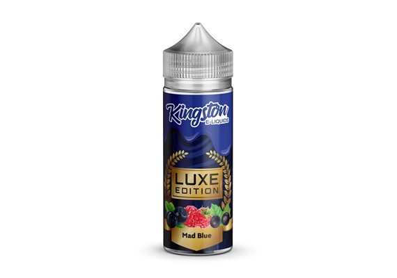 MAD BLUE (LUXE EDITION) E-LIQUID 100ML BY KINGSTON PGVG 30/70