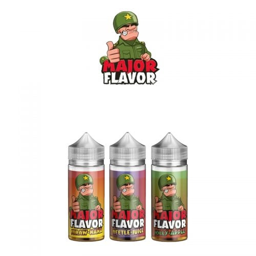MAJOR FLAVOR E LIQUID | 100ML SHORT FILL £8.90