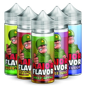 MAJOR FLAVOR E LIQUID | 100ML SHORT FILL £8.90