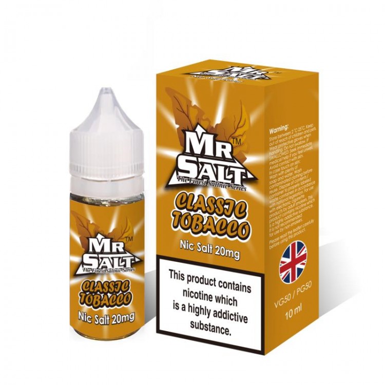 classic tobacco salt nic American Vape Juice Classic Tobacco by Mr Salt