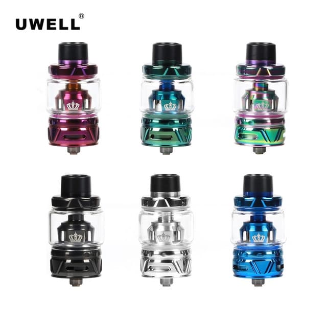 Uwell Crown 4 Tank 5ml 6ml Crown IV Atomizer Patented Self-cleaning Technology with Dual SS904L Coil 100% Original