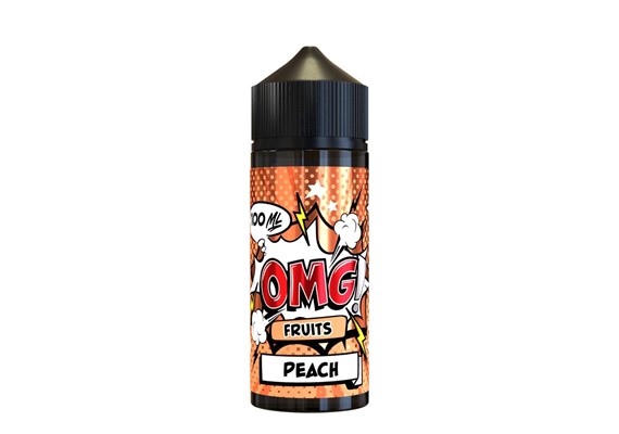 omg vape juice PEACH 100ML E LIQUID OMG FRUITS PGVG 50/50