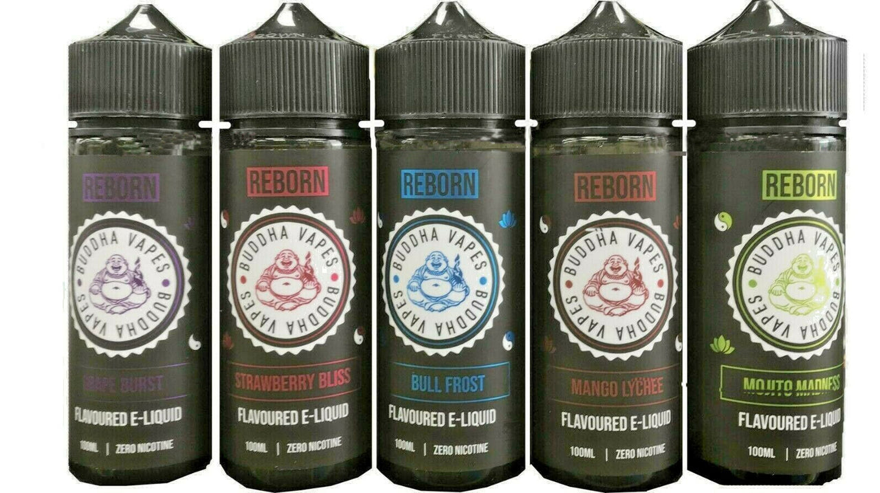 Buddha Vapes Reborn Vape Juice E Liquid 100ml 0mg Premium Vape Juice 70vg 30pg