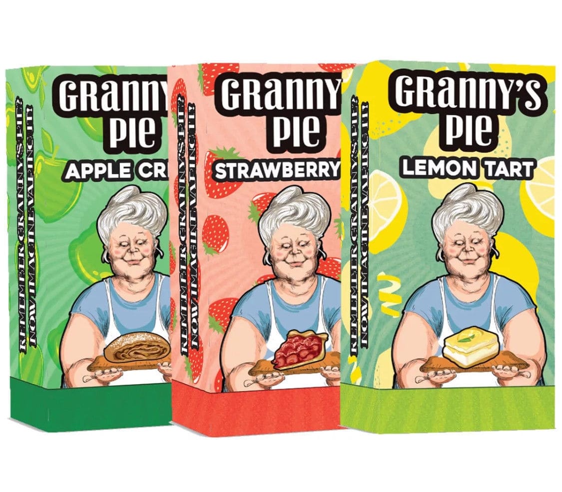 E Liquid Grannies Pie Vape E Juice 120ML USA Short Fill 0/3/6 MG NIC New