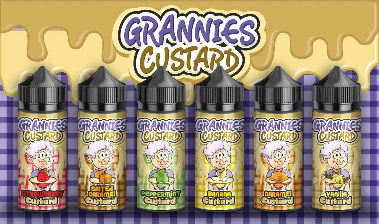 Grannies custard Vape Liquid 100ml Vape Juice 0mg 70vg30pg Premium Vape E Liquid