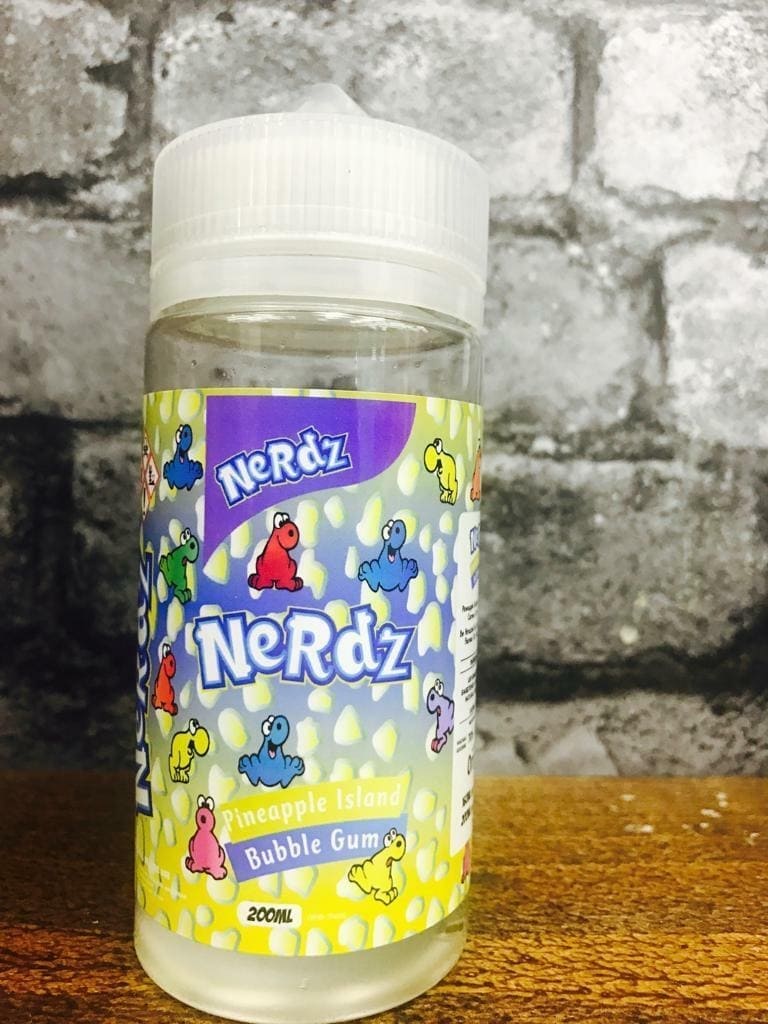 NEW BRANDED E LIQUID NERDZ IN 20X1OML JUICE WITH2XFREE NIC SHOTS FREE DELIVERY