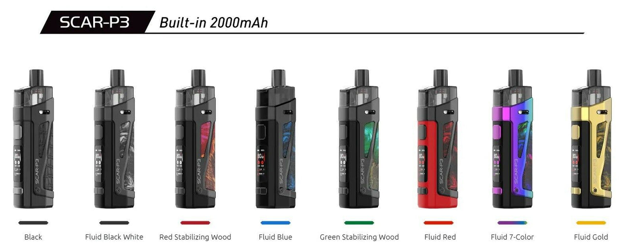 Brand New Smok Scar P3 Pod System Vape Kit