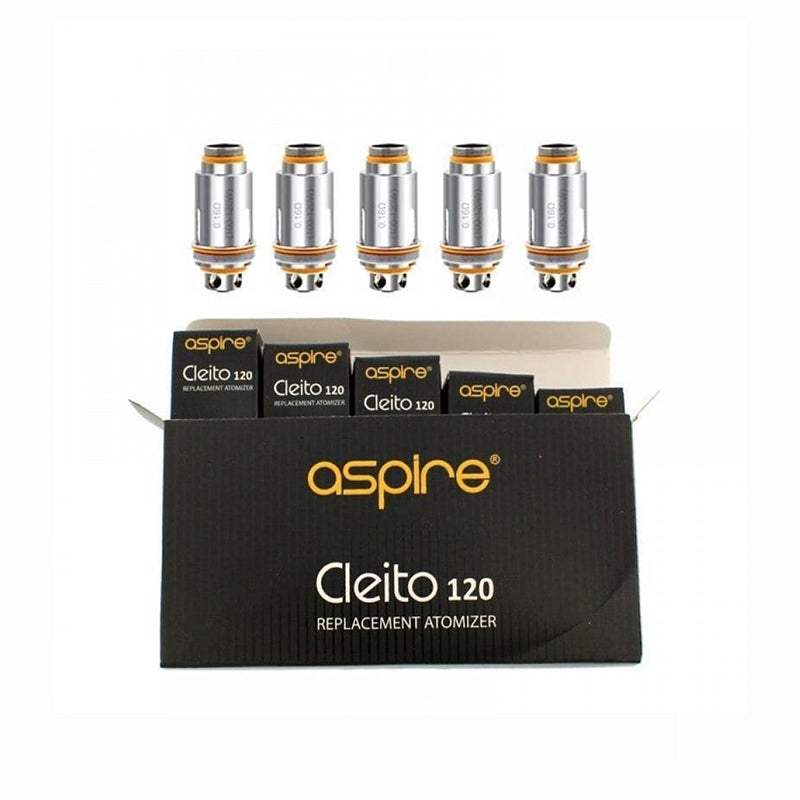 Authentic Aspire Cleito 120 coils 100% Genuine Replacement Coil Heads, 0.16 ohm