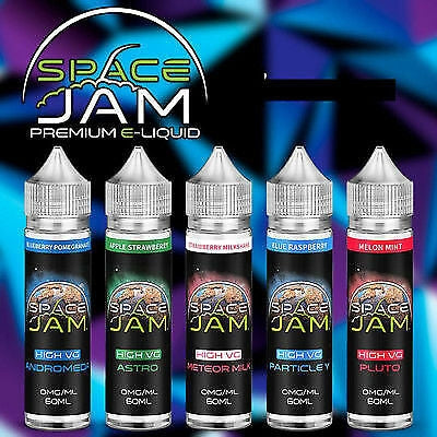 Space Jam 50ml American Premium Vape E Liquid Juice 0mg-3mg