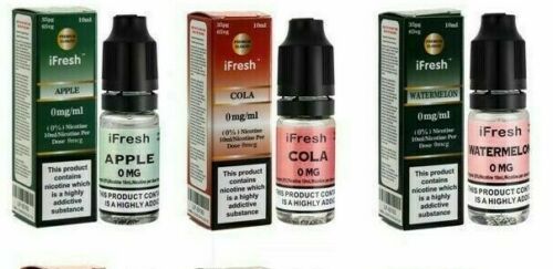 iFRESH Vape E Liquid 10ml E Liquid Vape Juice X5 X10 Multipack Deals 3/6/11/18mg