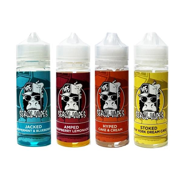 SERIAL VAPES 100ML E Liquid Vape JUICE £8.90