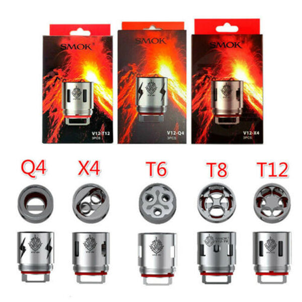smok tfv12 cloud beast king coils SMOK TFV12 COILS for Cloud Beast King, Q4 | X4 | T6 | T12 | T14 | V12