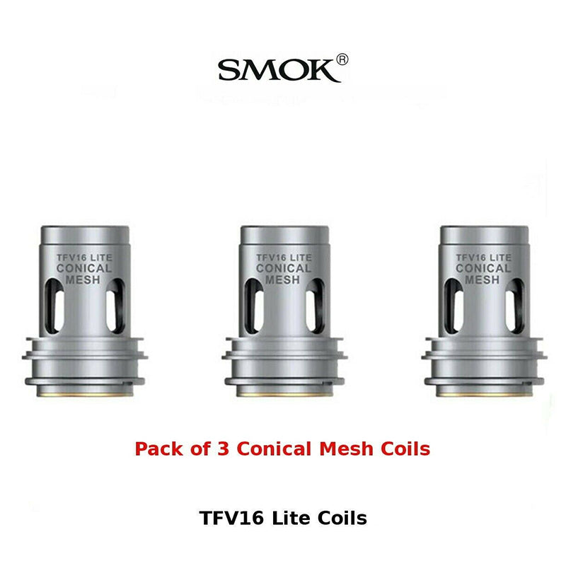 SMOK TFV16 Lite Coils Conical Coil - Dual Mesh Coil TFV16 Coils Pack of 3