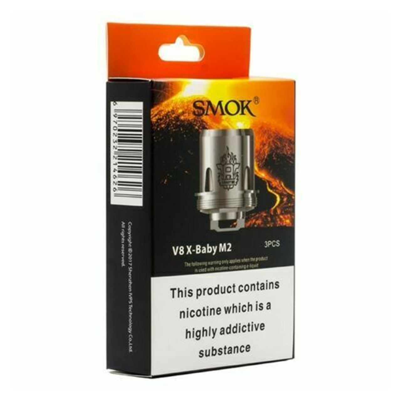 SMOK X-BABY COILS (3 PACK) M2, Q2, X4, T6, TFV8 X BABY TANK COILS , Xbaby Coils