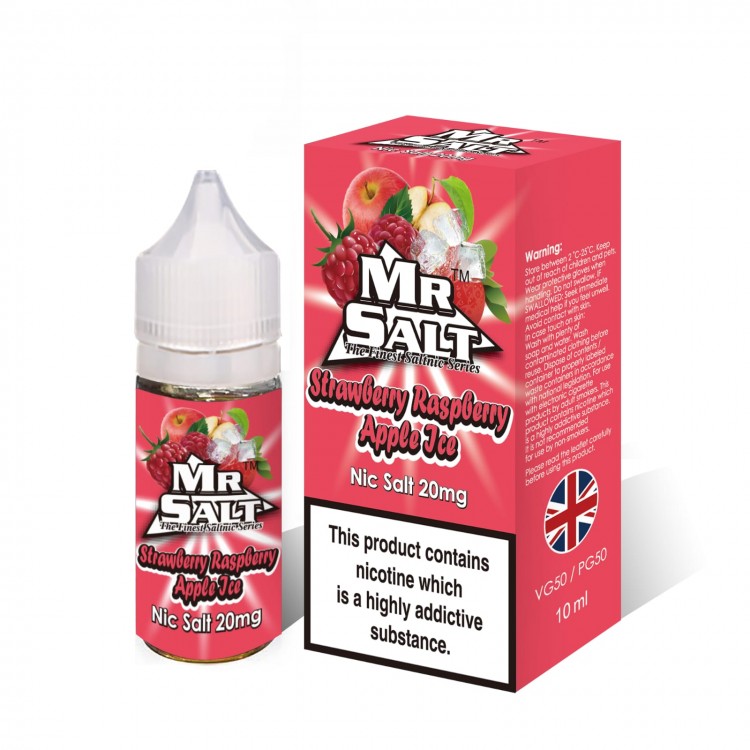 Strawberry Raspberry Apple Ice By Mr Salt 10ml