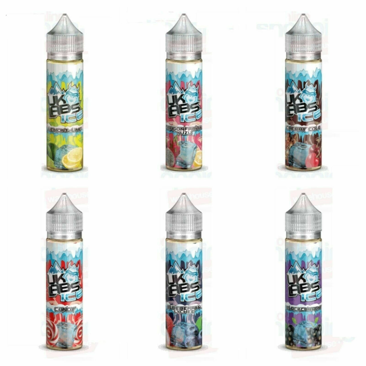 UK LABS ICE SERIES E Liquid E Juice Free Nic Shot