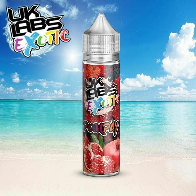 Uk Labs Exotic Vape juice 0-MG E Liquid  Free Nic Shot