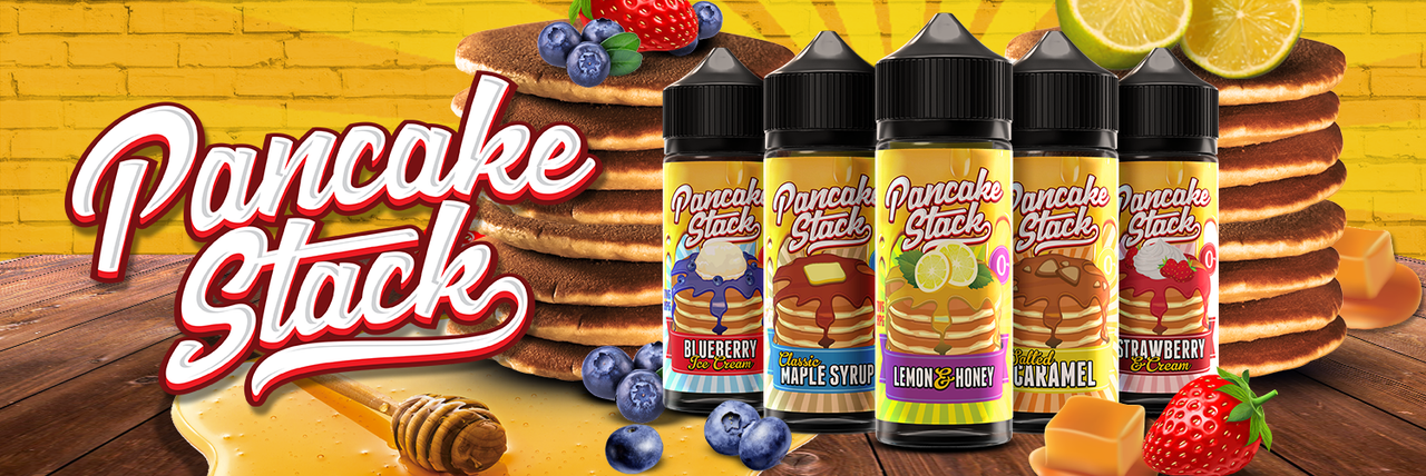 Pancake Stack Vape E-Liquid 70/30 VG/PG