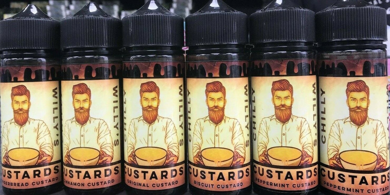 WILLYS CHILLY CUSTARD 100ml E Liquid £7.90