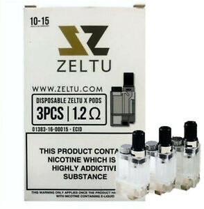 Zeltu X Replacement Pods 1.2ohm - 1.6ohm